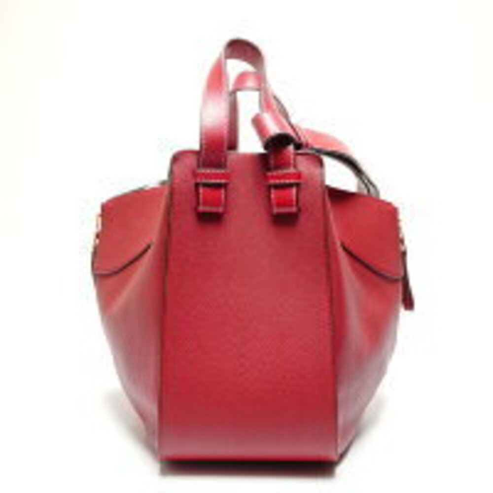 LOEWE Hammock Leather Shoulder Bag Red - Picture 2 of 13